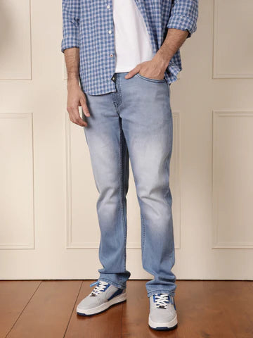 Men’s Relaxed Fit Straight Leg Jeans – Vintage Wash Denim Pants 8 (Copy) (Copy)