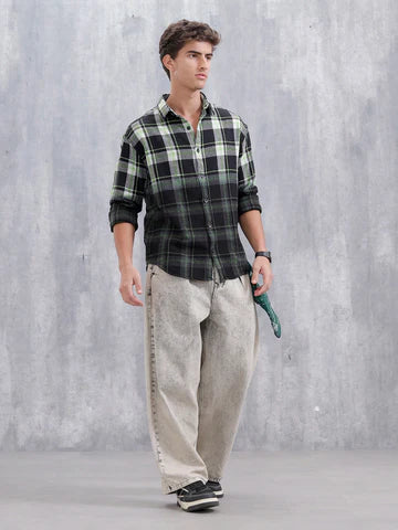 Classic Dark Brown Men’s Shirt | Short Sleeve Button-Down Casual Wear 5