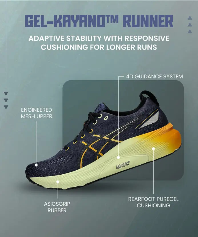 ASICS Men’s 1st Copy Sneakers | White & Black Premium Casual Sports Shoes for Daily Wear & Street Style